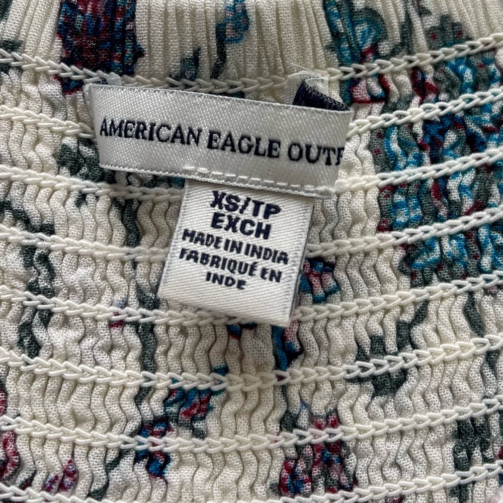 American Eagle Floral Print Sleeveless Dress w/Adjustable Straps XS (Women’s) - Picture 6 of 11